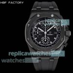 HBF Clone Audemars Piguet Royal Oak Offshore Swiss 3126 Chronograph All Black Watch 